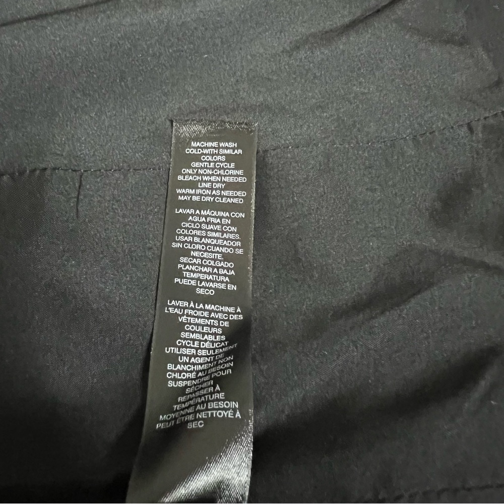 WHBM Studio Tuxedo Collared Black Double Breasted Semi Fitted Crop Jacket SZ 10 - Picture 3 of 15